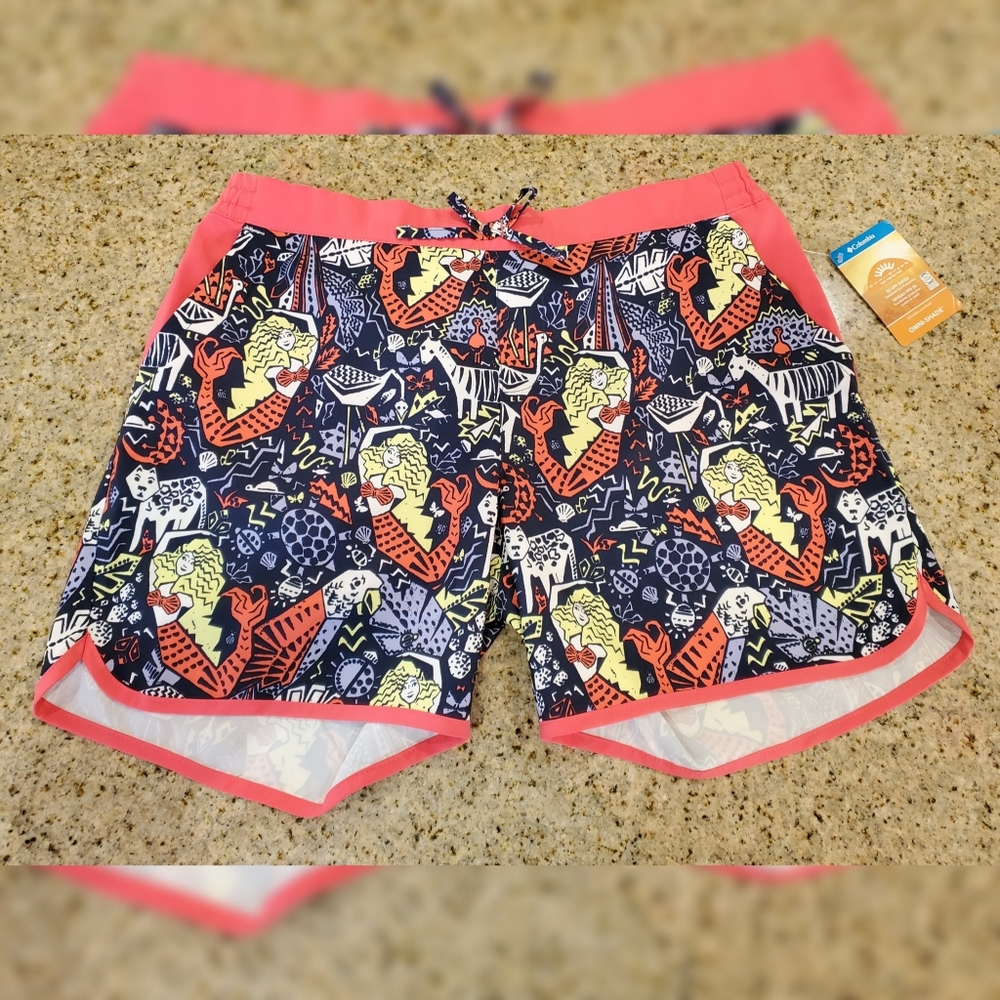 Columbia Youth XL Omni Shade Mermaid Shorts